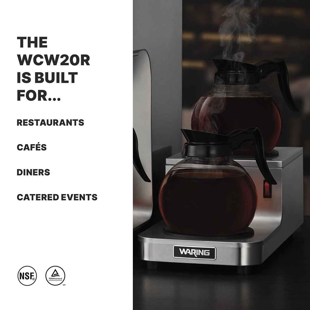 Step-Up, Double Coffee Warmer